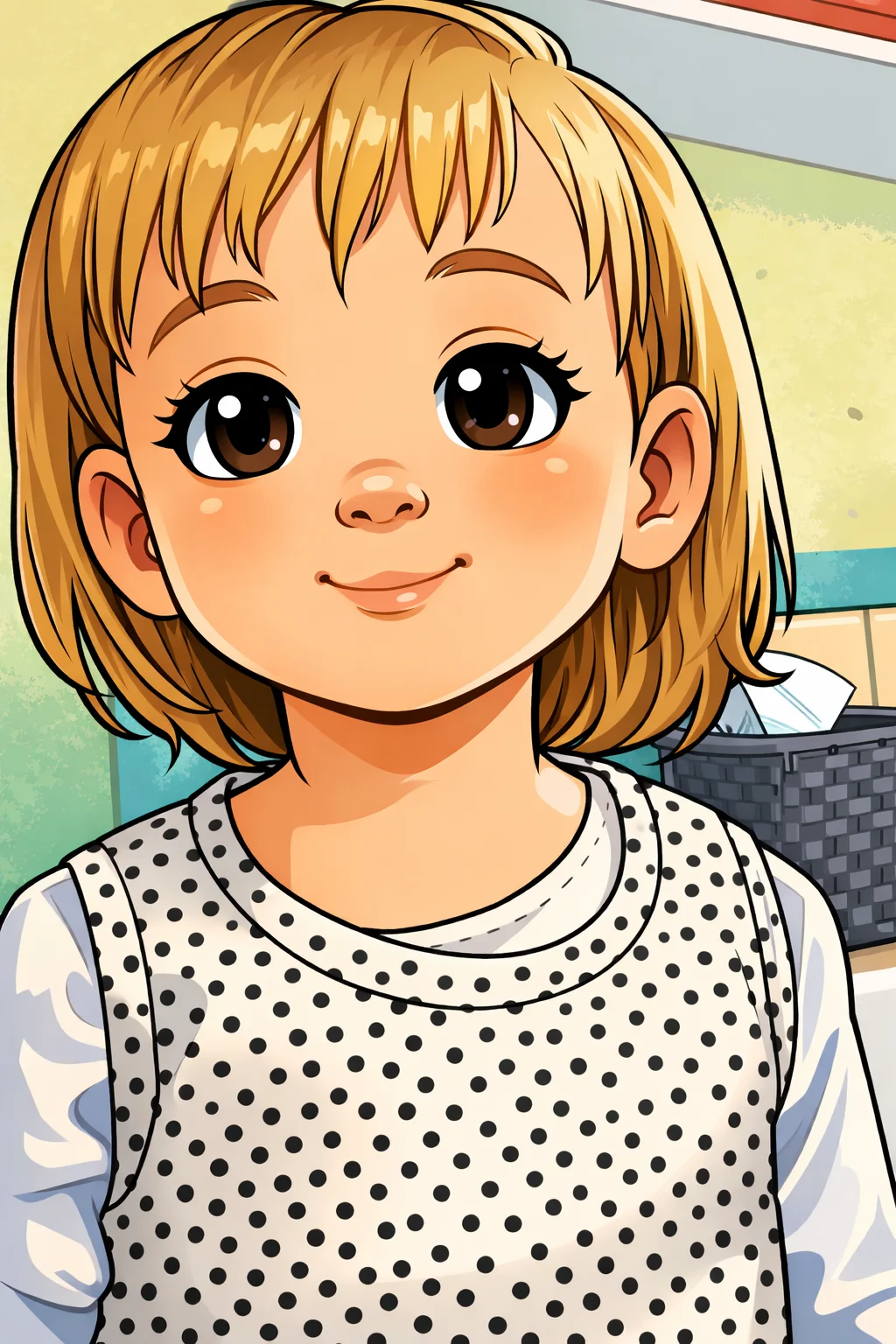 Odaia smiling